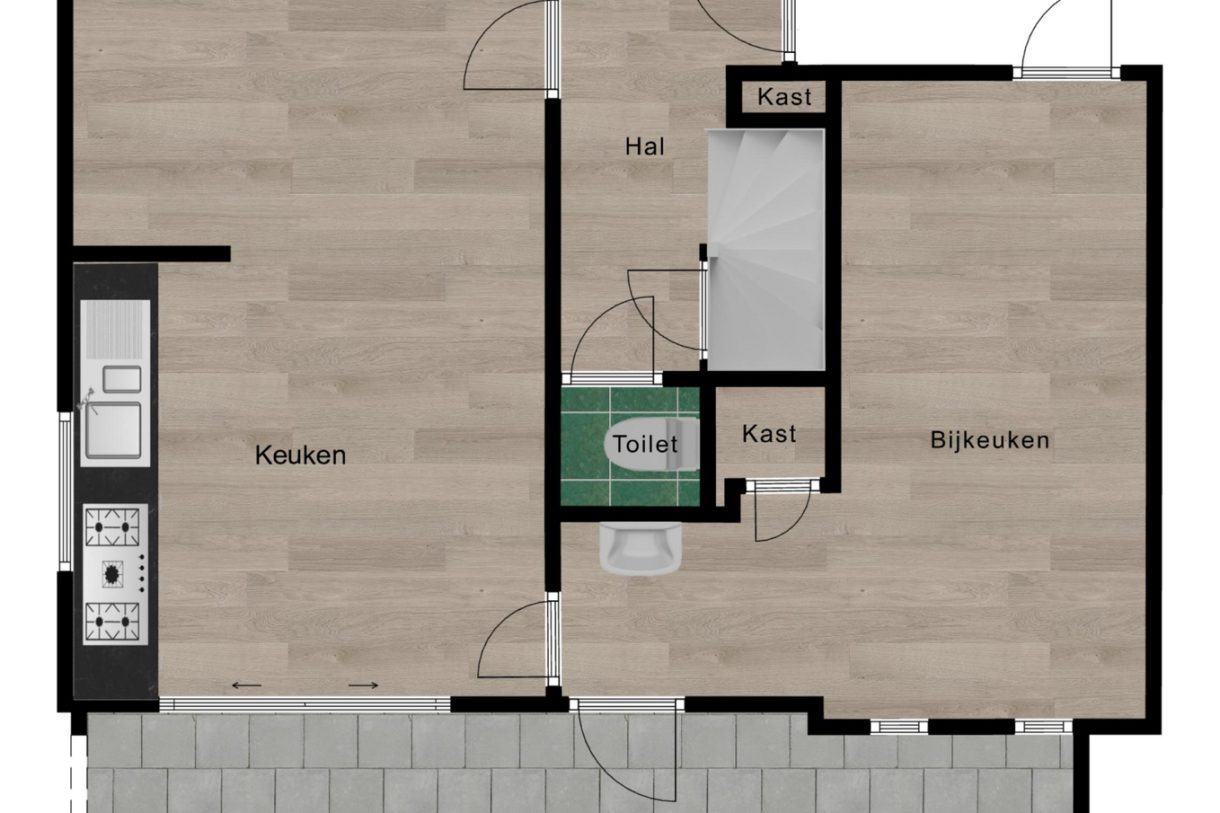 Te koop: Foto Woonhuis aan de Torenweg 14 in Adorp