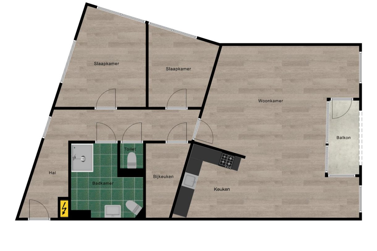 Te koop: Foto Appartement aan de Burg v Roijenstr Oost 10 in Hoogezand