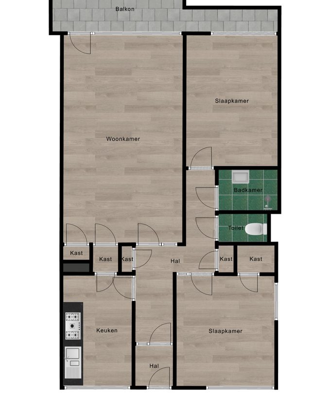 Te koop: Foto Appartement aan de Johan Willem Frisolaan 24a in Hoogezand