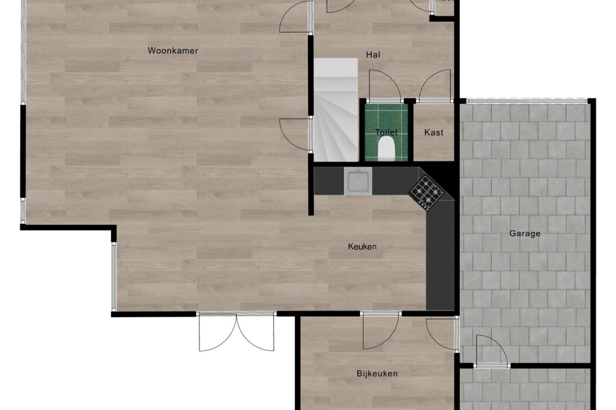 Te koop: Foto Woonhuis aan de Bachlaan 9 in Hoogezand