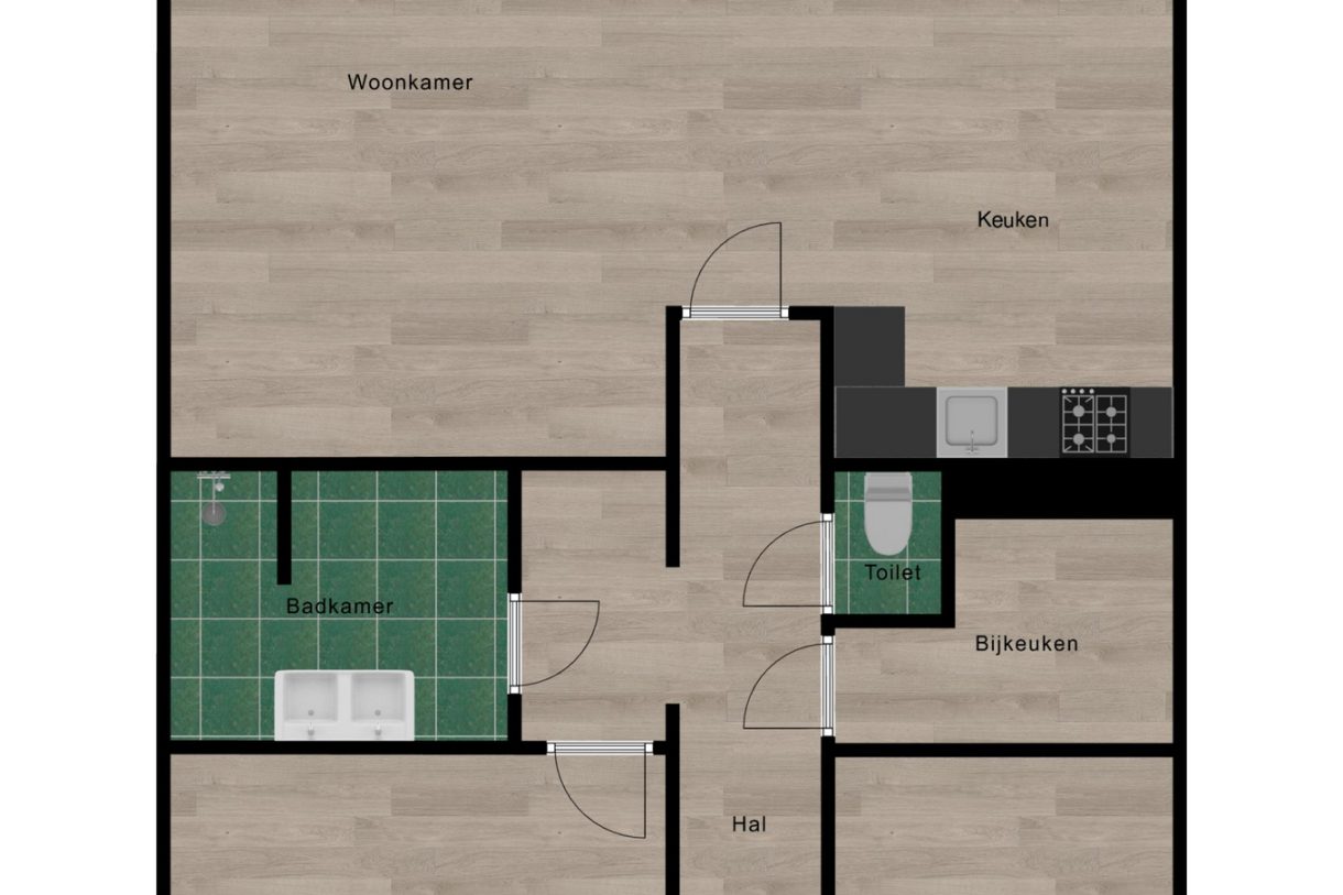 Te koop: Foto Appartement aan de Burgemeester Tuinstraat 44 in Hoogezand