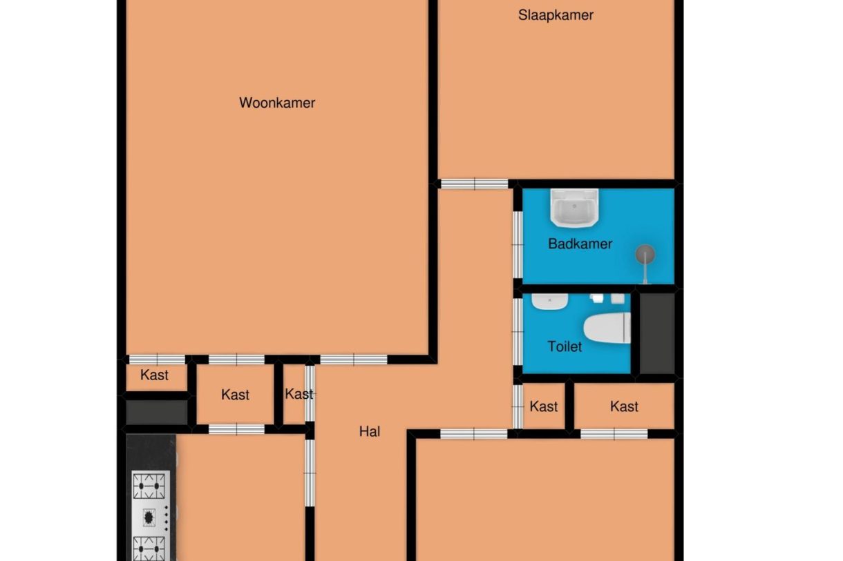 Te koop: Foto Appartement aan de Stadhouderslaan 56 in Hoogezand