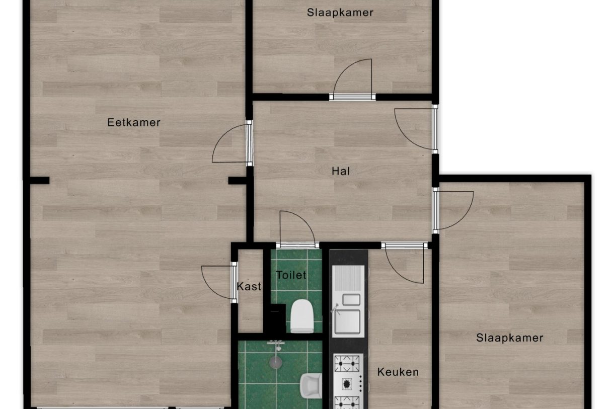 Te koop: Foto Appartement aan de Rembrandtlaan 35 in Hoogezand